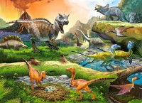 Пазл Castorland 100 World of Dinosaurs (B-111084)