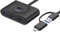 Multiplicator Ugreen USB 3.0 with USB-C Port CR113 1m Black (40850) imaginea #1 — magazin online Desire.md