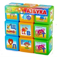 Кубики M-Toys Азбука 9pcs (13008)