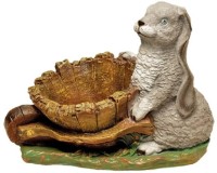 Figurina gradina ArtFigure Iepure cu ghiveci (4.101)