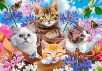 Пазл Castorland 70 Midi Kittens with Flowers (B-070107)