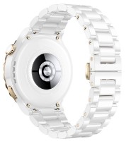 Смарт-часы Huawei Watch GT 3 Pro 43mm White Ceramic Strap Gold