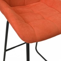 Scaun de bar Новый стиль Nicole CFS Hoker LB Soro-51 Black Leg Orange imaginea #5 — magazin online Desire.md