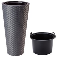 Цветочный горшок Form Plastic Rattana Slim (3830-014) фото №2 — интернет-магазин Desire.md