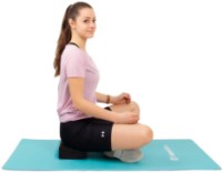 Blocul de sprijin pentru yoga + minge masaj Insportline Hiden 2-in-1 (21697)