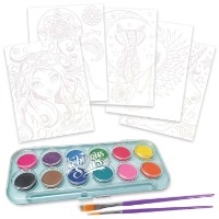 Carte de colorat pentru copii Nebulous Stars Watercolor (11105)