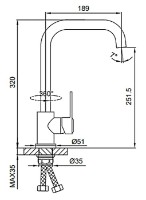 Baterie bucătărie Frud R42052-20