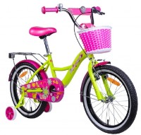 Bicicletă copii Aist Lilo 18 Yellow/Pink