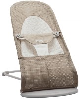 Șezlong pentru bebeluși BabyBjorn Soft Grey Beige/White (005144A)
