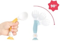 Set de linguri si furculite flexibile Badabulle (B005416) imaginea #3 — magazin online Desire.md