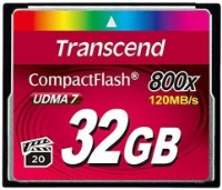 Карта памяти Transcend CompactFlash 32Gb 800X (TS32GCF800)