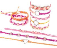 Set de realizare a bijuteriilor Make it Real Macrame Friendship Bracelets (1318M)