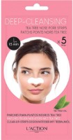 Очищающие полоски для носа L'Action Tea Tree Nose Pore Strips 5pcs