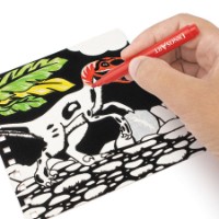 Carte de colorat pentru copii DinosArt Velvet Art (15204) imaginea #2 — magazin online Desire.md