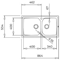Chiuvetă de bucătărie Teka Brooklyn 90 M-XP 2B imaginea #2 — magazin online Desire.md