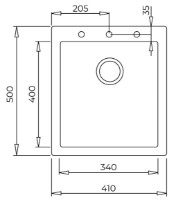Chiuvetă de bucătărie Teka Forsquare 34.40 TG White imaginea #2 — magazin online Desire.md