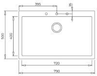 Кухонная мойка Teka ForSquare 72.40 TG Black фото №2 — интернет-магазин Desire.md