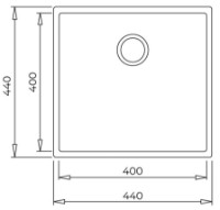 Кухонная мойка Teka Square 40.40 TG Stone Grey фото №2 — интернет-магазин Desire.md