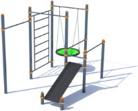 Aparat fitness exterior PlayPark Workout КIDS C-102