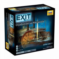 Настольная игра Zvezda Exit: Квест. Ограбление на Миссисипи (8789)