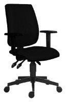 Scaun de birou Antares 1380 Asyn Flute Black+ BR-06