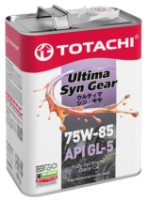 Трансмиссионное масло Totachi Ultima Syn Gear 75W-85 GL-5 4L