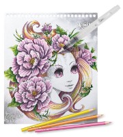 Carte de colorat pentru copii Nebulous Stars Watercoloring Book Set (11133) imaginea #4 — magazin online Desire.md