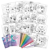 Carte de colorat pentru copii Nebulous Stars Watercoloring Book Set (11133) imaginea #5 — magazin online Desire.md