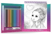 Carte de colorat pentru copii Nebulous Stars Watercoloring Book Set (11133) imaginea #6 — magazin online Desire.md
