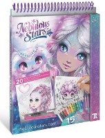 Carte de colorat pentru copii Nebulous Stars Watercoloring Book Set (11133)
