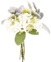 Floare decorativă Casa Masa Mix 24cm White (L22041/WH)
