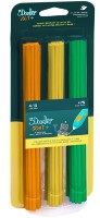 Set de reîncărcare stilou 3D 3Doodler Start Orange/Yellow/Green (3DS-ECO-MIX2-75)