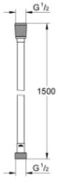 Душевой шланг Grohe Silverflex 150cm (28364000)