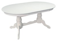 Обеденный стол раскладной Evelin HV 33 V White