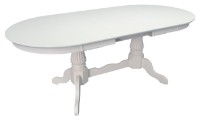 Обеденный стол раскладной Evelin HV 33 V White