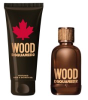 Set de parfumuri pentru el Dsquared² Wood EDT 100ml + Shower Gel 100ml
