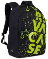 Rucsac pentru oraș Rivacase 5430 Black/Lime imaginea #1 — magazin online Desire.md