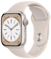 Smartwatch Apple Watch Series 8 41mm Starlight Aluminium Case with Starlight Sport Band (MNP63)
