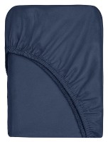 Простынь Askona Home 160x200cm Navy Blue