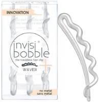 Agrafe pentru păr Invisibobble Waver Plus Clear Crystal 3pcs