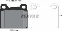 Комплект тормозных колодок TEXTAR 2075506 фото №2 — интернет-магазин Desire.md