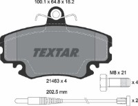 Комплект тормозных колодок TEXTAR 2146304 фото №2 — интернет-магазин Desire.md
