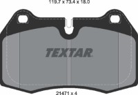 Комплект тормозных колодок TEXTAR 2147102 фото №2 — интернет-магазин Desire.md