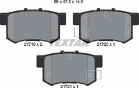 Комплект тормозных колодок TEXTAR 2171901 фото №2 — интернет-магазин Desire.md