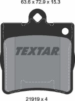 Комплект тормозных колодок TEXTAR 2191901
