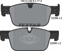 Комплект тормозных колодок TEXTAR 2209801 фото №2 — интернет-магазин Desire.md