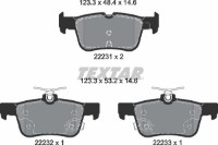 Комплект тормозных колодок TEXTAR 2223103 фото №2 — интернет-магазин Desire.md