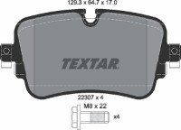 Комплект тормозных колодок TEXTAR 2230701 фото №2 — интернет-магазин Desire.md