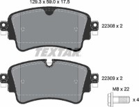 Комплект тормозных колодок TEXTAR 2230801 фото №2 — интернет-магазин Desire.md