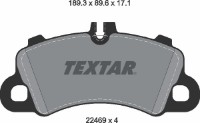 Комплект тормозных колодок TEXTAR 2246901